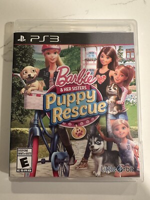 Barbie & Her Sisters Puppy Rescue PlayStation 3 PS3 Complete CIB