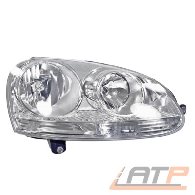 SCHEINWERFER H7/H7 RECHTS CHROM HALOGEN LWR FÜR VW GOLF 5 1K JETTA 3 1K BJ 05-10