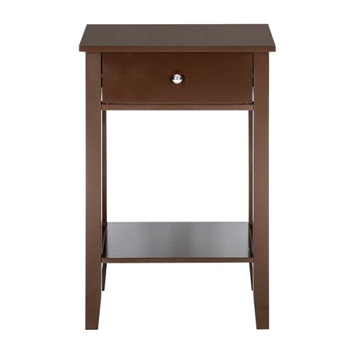Two-layer Bedside Table Coffee Table with Drawer Coffee 10747 - Picture 2 of 7