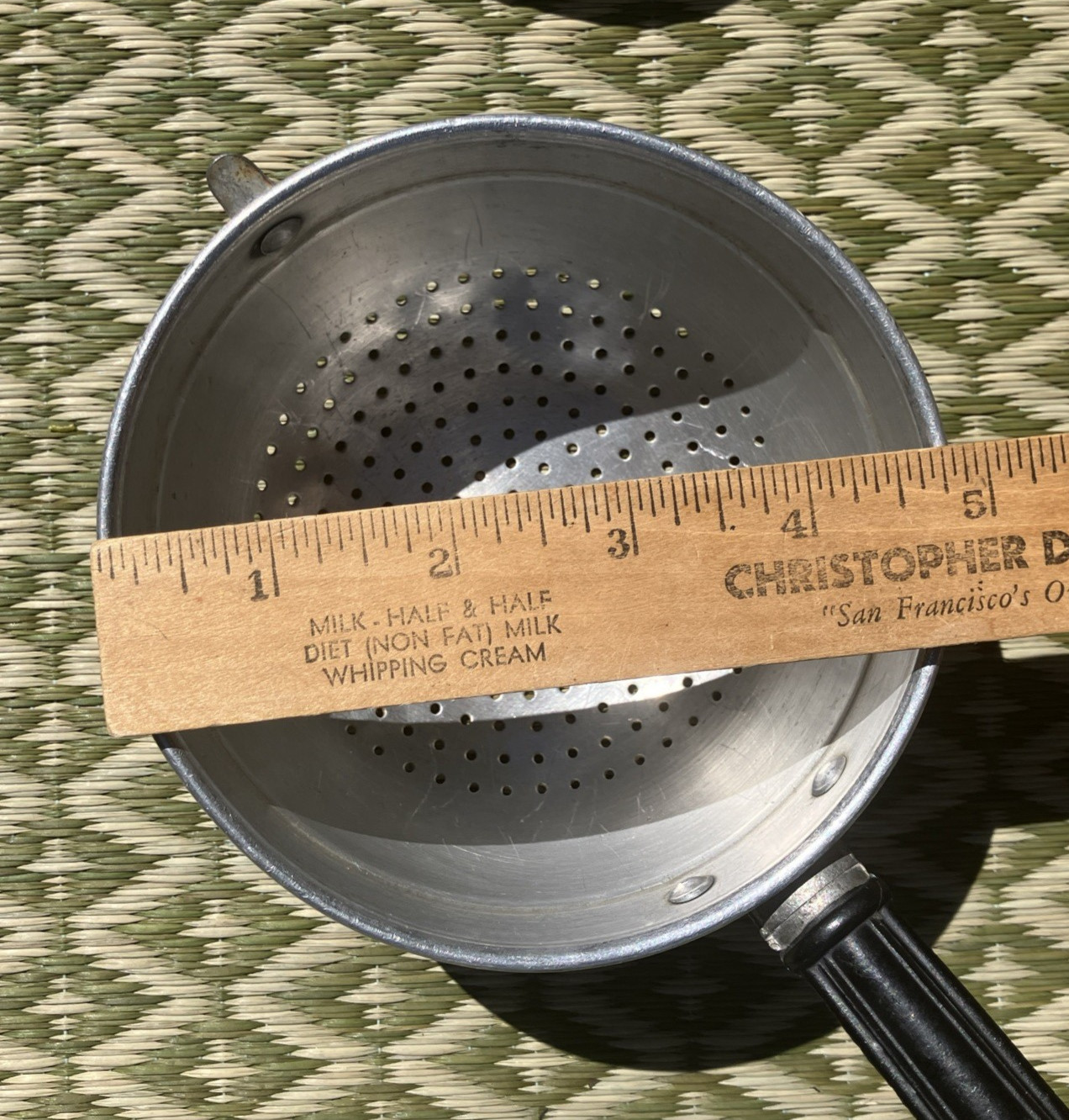 VTG B & M Benjamin Medwin Italian Aluminium Nesting Colander Strainer Set of 3