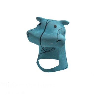 Robl0x | William the Hippo Hat Egyptian Art MET Museum - RARE Toy Code