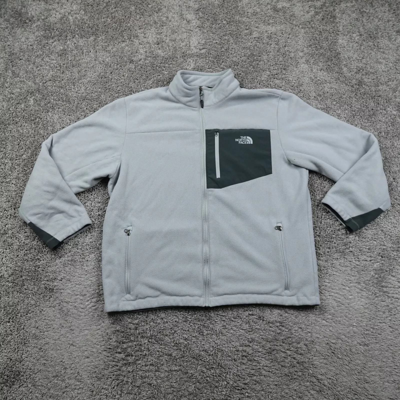 north-face chimborazo sherpa lined fleece full zip jacket
