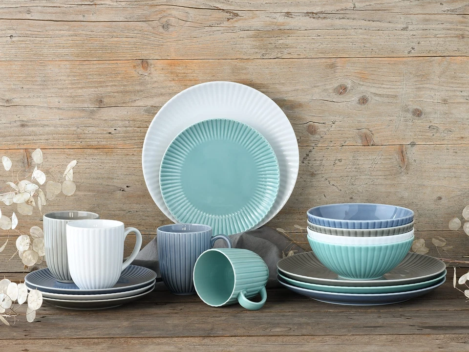 22233 Serie ALLEGRA - Colors 16-teiliges Geschirrset Kombiservice aus Porzel... - Bild 2 von 4