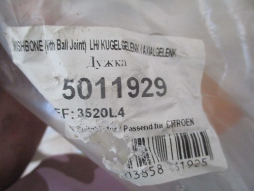 Peugeot 1007 Querlenker Dreieckslenker Radaufhängung vorne unten 2er SET NEU NK - Picture 9 of 11