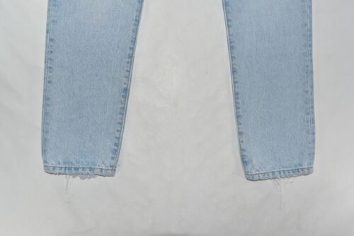 New Levi's 501 S Skinny High Rise Distressed Light Blue Jeans Womens Size 28x28 - Picture 3 of 10