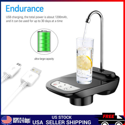 #ad #ad 5 Gallon USB Water Bottle Jug Dispenser Automatic Universal Electric Switch Pump $16.99