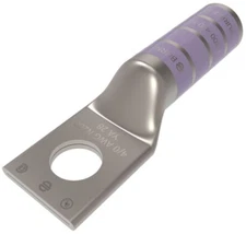 Burndy YA28-TC38, 4/0 AWG Str, 3/8", 1-Hole, Compression Terminal, 1 pc