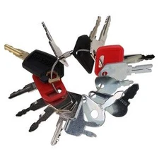 14 Pcs Ignition Key CASEJCBCaterpillarKOMATSUBOB HYSTERKOBELCOKAWASAKI Heavy