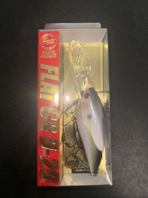 Lucky Craft / Flat CB D-20 Crankbait / 3inch / 3/4oz / 183 Pearl Threadfin Shad