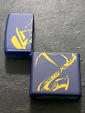 Zippo Navy Outer Case 2016 Rare Front Processing Unused