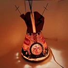 Schmidt Tee Pee Lighted Beer Sign 24" tall by 12" Wide Vintage 1970s