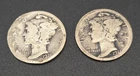 1921 & 1921 D Mercury Dimes Rough Condition Fillers