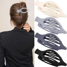 Thick Hair Claw Clips - 4 Pcs Large Alligator & Duck Billed Matte Clips