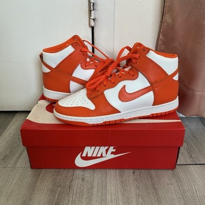 Nike Dunk High SP 2021 Syracuse Orange/White Colorblock Leather DD1399-101