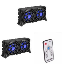 Kicker 2 51MWLE104 - MWE 10-Inch Loaded Premium Marine Sub Encl w/ Passive ...