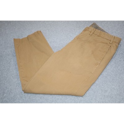 Sid Mashburn Sport Trouser Mens 34x27 Tan Khaki Chino Cotton Straight Leg Pants