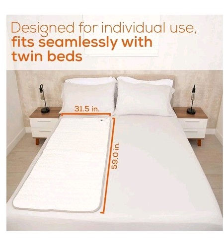 Beuer Heated Mattress Topper Individual Size UWB55 MSRP $80 Brand New #1 Europe - Picture 6 of 18