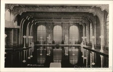 San Simeon, California CA Hearst Castle, Roman Pool Original Vintage RPPC