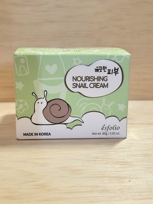 ESFOLIO PURE SNAIL CREAM MOISTURIZER 80g/ 2.82 oz MADE IN KOREA- Exp 11/28