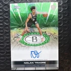 Topps Chrome Autograph Rookie Nolan Traore Green Refractor /99 Nets TAUR2-NT