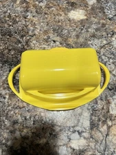 Butterie by Kitchen Concepts, Flip Top Butter Keeper Dish - Yellow 