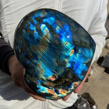 7.5lb Natural Flash Labradorite Quartz Crystal Rough Specimen Mineral Healing