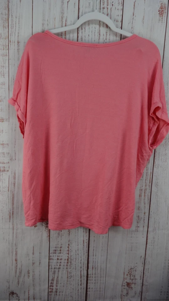 Buffalo David Bitton Top Womens XL Pink Round Neck Casual Pullover - Image 2 of 4