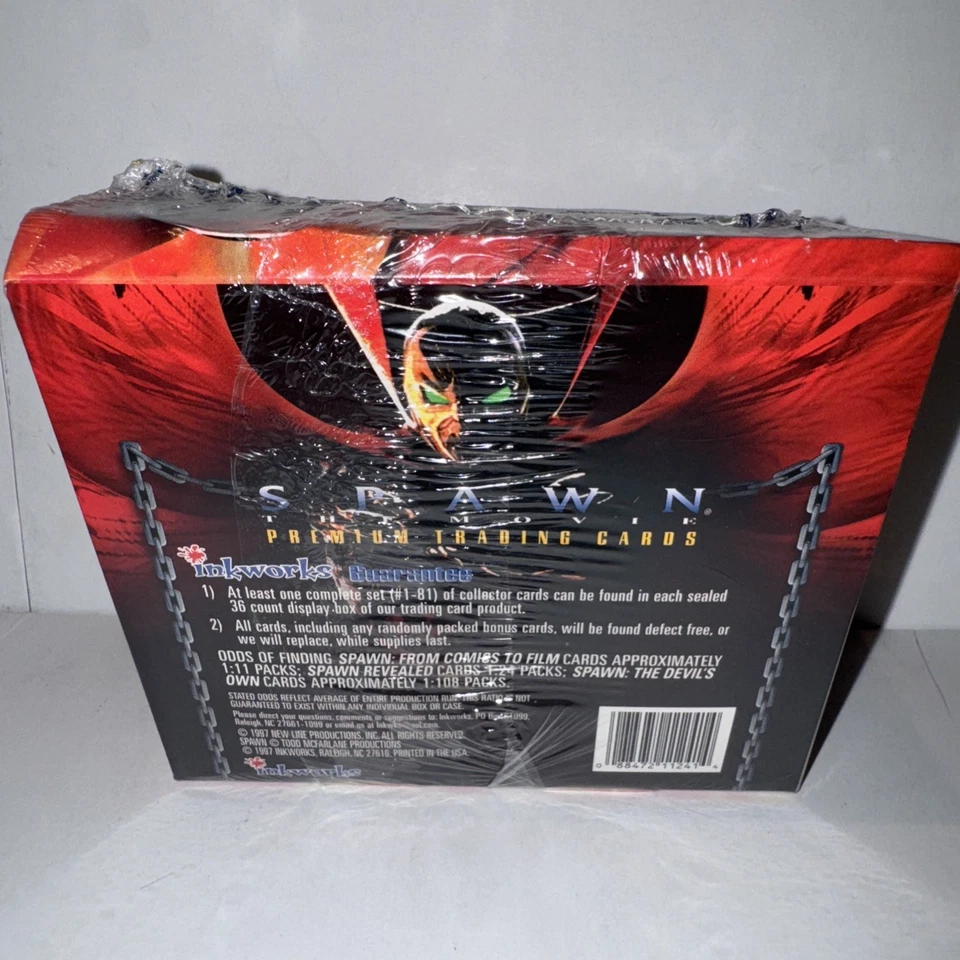 Lote de 28 paquetes sellados de fábrica - 1997 InkWorks Spawn The Movie paquetes de cera sellados Foto 3 de 4