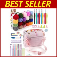 Crochet Starter Kit - 20 Yarns  42 Accessories