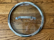 Cuisinart Stainless Glass Lid Pot Pan Replacement Inside 8.5" Outside 9-1/8"