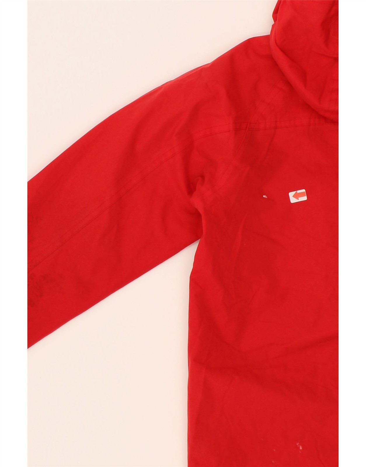 MOUNTAIN WAREHOUSE Boys Hooded Windbreaker Jacket 9-10 Years Red Polyester CW67 image 3