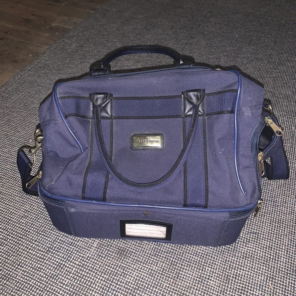 Drakes Pride Airport Midi 2 Tier Bag Four Bowl Holder Dark Blue Colour - Image 2 of 4