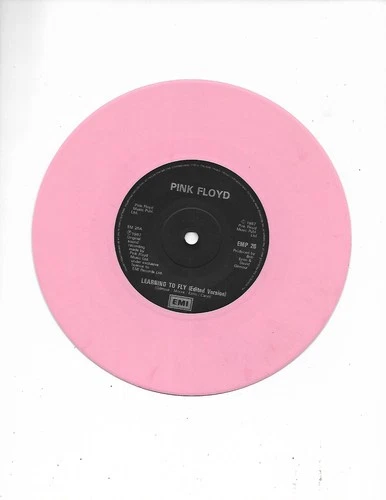 Pink Floyd- Learning To Fly/One Slip *UK Pink Vinyl 7" Record*