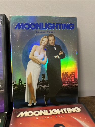 Moonlighting DVD Complete Series Set: Seasons 1-5 w/Bruce Willis, HTF OOP - Picture 3 of 6