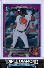 2025 Bowman Draft Chrome Enrique Bradfield Jr. Purple Reptilian #135/199 E559