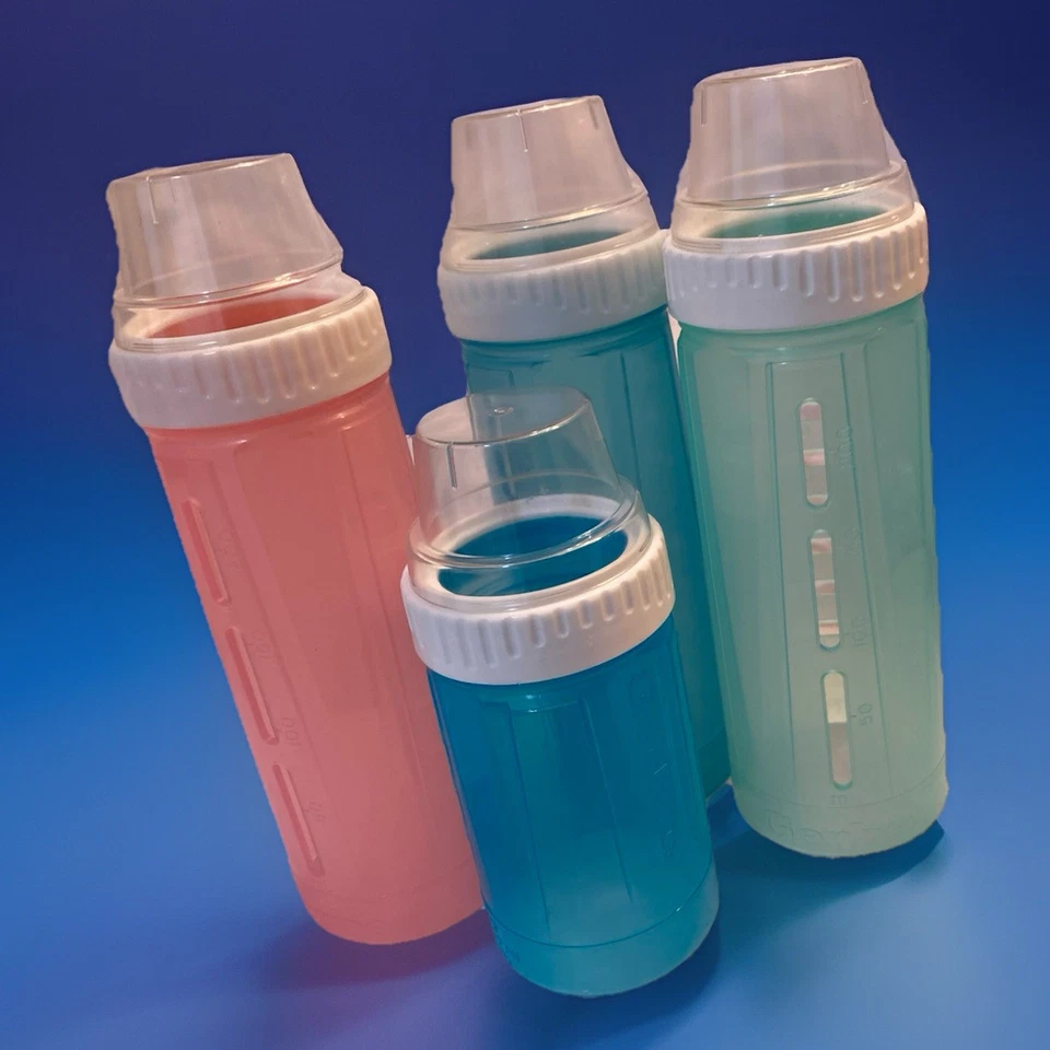 PAQUETE DE 4 BIBERONES DESECHABLES GERBER para bebé DROP IN STYLE sin pezones ENVÍO GRATUITO Foto 3 de 4