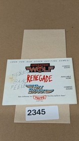 Bubble Bobble - Nintendo NES- Manual Only **NO GAME *Damaged*