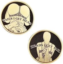 Adult Novelty Challenge Coin Metal Commemorative Coin