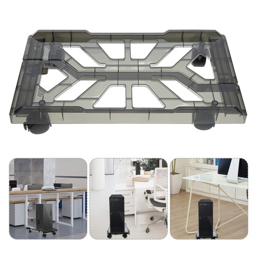 Computer Host Stand Adjustable Mobile Cpu with Charging Station Case - Afbeelding 4 van 12