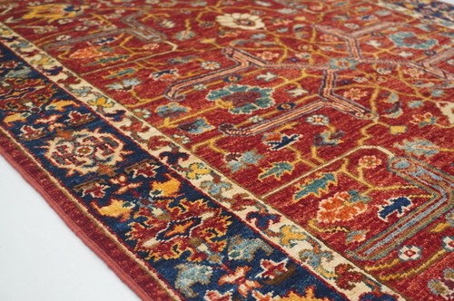 3 x 5 ft Red Bidjar Oriental Afghan Hand Knotted Traditional Area Rug - Picture 9 of 16