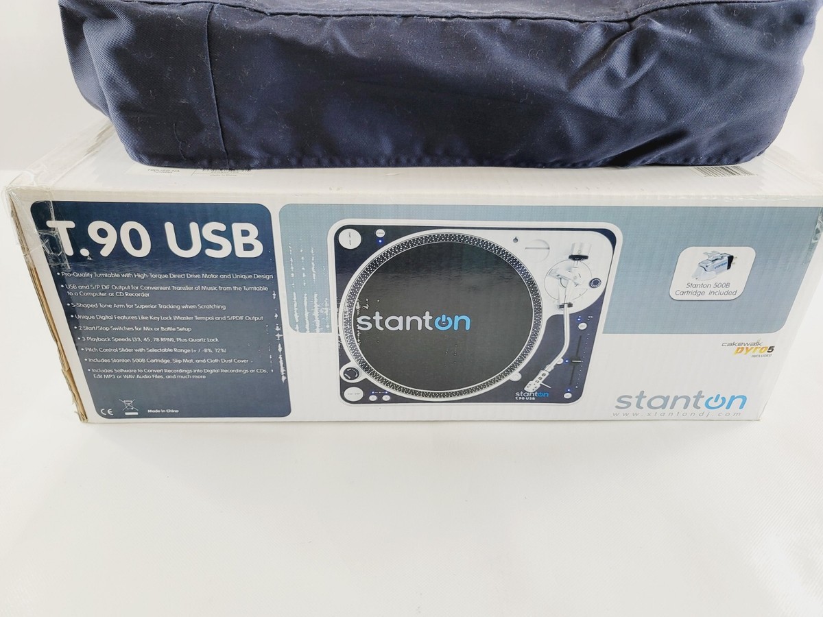 Stanton T.90 USB Direct Drive Turntable Record Player Ex Stanton T.90 USB Direct Drive Turntable Record Player Ex