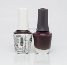 Gelish DUO Soak Off Gel Polish + Morgan Taylor Lacquer #922 LUST AT FIRST SIGHT