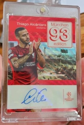 Topps UCL Super-Stars 22/23 Nr. MA-TA Thiago Alcantara München Edition 1 Of 5