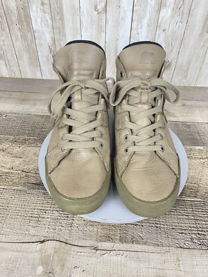 NIB SOREL Caribou Waterproof Leather High-Top Sneakers men s size 8