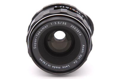Pentax Super Takumar 35mm F/3.5 MF Lens M42 Mount 
