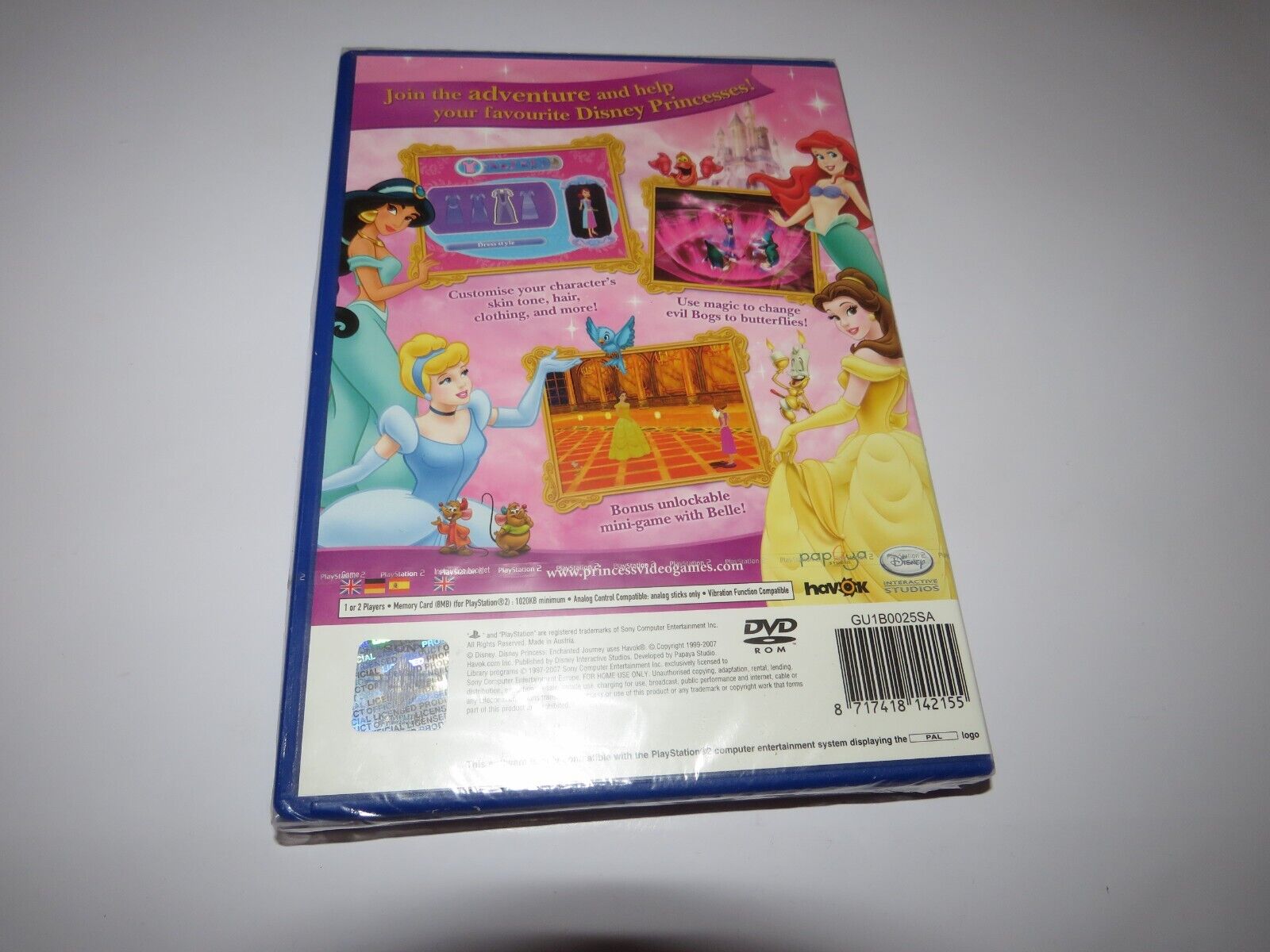 Jogo Princesas Disney Ps2 Original, Jogo de Videogame Playstation 2 Usado  88070197