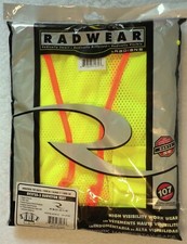 RADIANS RADWEAR SV2725-3 SURVEYORS VEST HIGH VISIBILITY WORKWEAR SHORT SLEEVE 2X