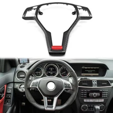 Steering Wheel Trim Moulding Trims Cover Fit For Benz A Class W176 2013-2015