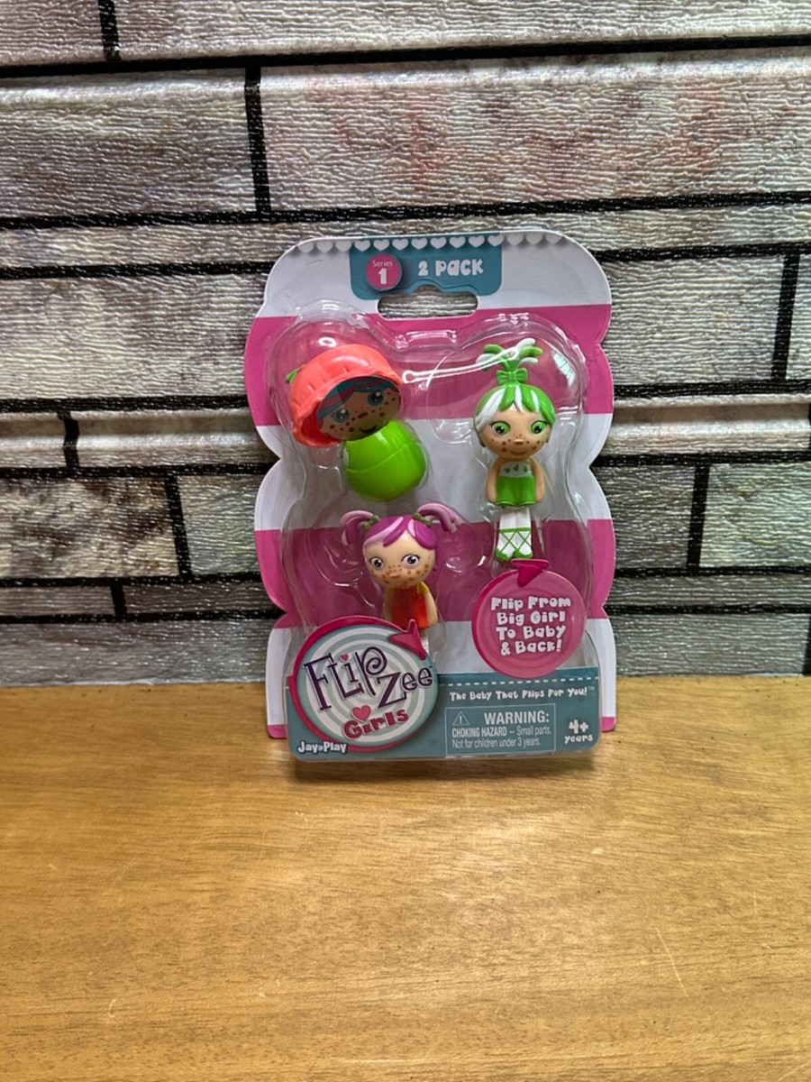 Jay Play FlipZee Girls Series 1, Big Girl To Baby, Green, Free Same Day  QuikShip