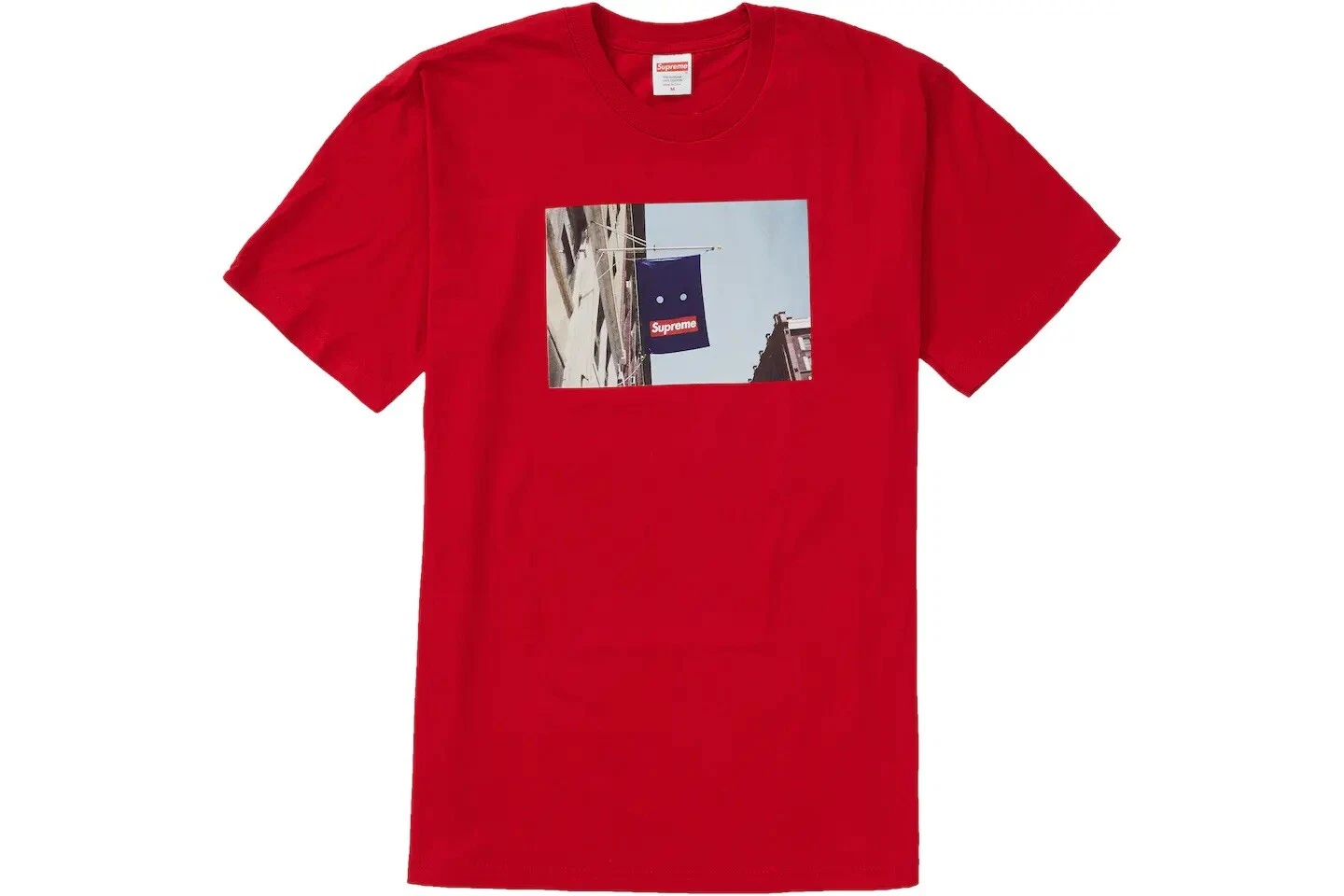 Tee shirt Supreme Banner   Rouge   FW19
